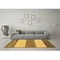 thumbnail image 3 of Ahgly Company Indoor Round Solid Brown Modern Area Rugs, 6' Round, 3 of 4
