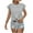 Gray, variant on fatyb Womens Cropped T-Shirts Tie Front Short Sleeve Tee Tops Casual Crewneck Summer Tshirts for Women