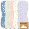 thumbnail image 1 of Towel KeaBabies Softe, paquete de 5 paños de muselina para bebés, 53 x 25 cm, 1 of 9