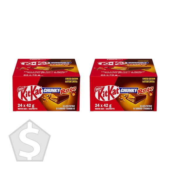 Kit Kat Chunky Rolo, 24 × 42 g - Pack of 2