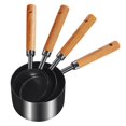 thumbnail image 2 of GuDoQi Set de 8 Piezas de Tazas y Cucharas Medidoras con Mango de Madera, 2 of 7