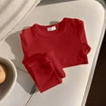 thumbnail image 5 of NIEWTR Little Girls Pajamas 2T 3T 4T 2Pcs Long Sleeve Crewneck Top and Elastic Waist Pants Set Snug Fit Sleepwear for Toddler Baby Girl Fall Winter Dailywear(A-Red,2-3 Years), 5 of 5