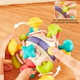 thumbnail image 5 of Ofertas de Black of Friday kkbbma Toys under $5 Juguete para beber juguete para bebés juguetes sensoriales 0-6 meses, silicona baby mordedor Montessori juguete para bebés Actividad de agarre juguete,, 5 of 5