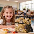thumbnail image 4 of DISNIMO School Bag Set for Girls, Corgi Sunflower Print Large Capacity Backpack Lunch Box and Pencil Case Set for Primary Middle, 17 Inch Lightweight Bookbag for Travel Camping Picnic, 4 of 7