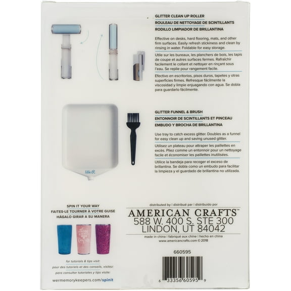 We R Memory Keepers Spin It Glitter Clean Up Kit-