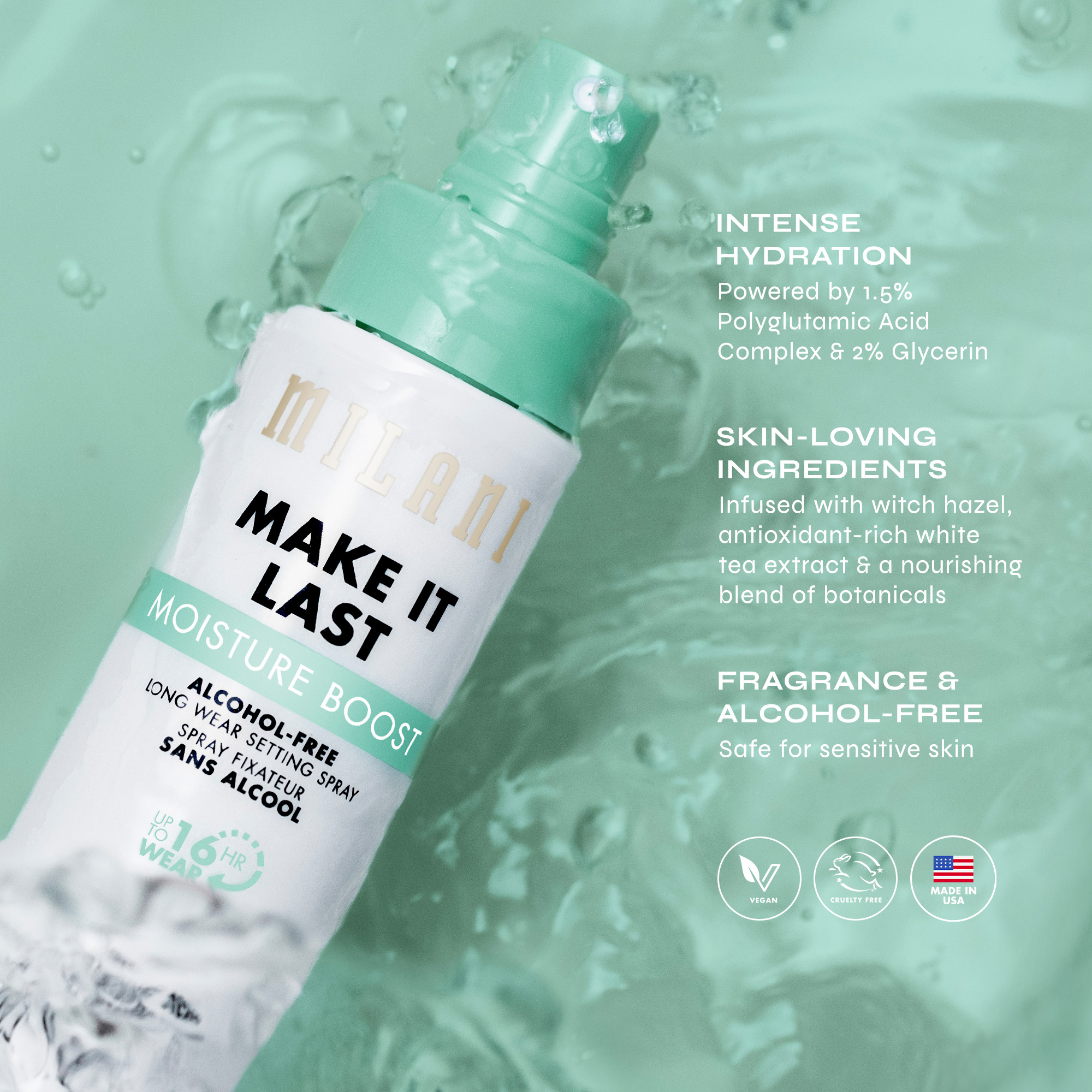 Milani Make It Last Moisture Boost Setting Spray photo 5