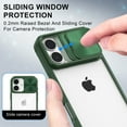 thumbnail image 3 of Hootek Clear Case Compatible with iPhone 16 Plus, Sliding Lens Cover Protector, Transparent Phone Case with Colored Frame, Shockproof and Scratch-Resistant Acrylic Back iPhone 16 Plus, 3 of 7
