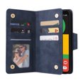 thumbnail image 2 of Case for Google Pixel 4 Magnetic Leather Zipper Wallet Cover Card Holder, 2 of 5
