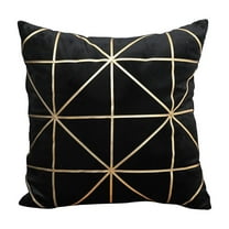 Hwkond Pillows for Couch 17.7x17.7 In Couch Pillow Summer Throw Pillows Home Decor For Living Room Bedroom Bed Cushion Outdoor,Black