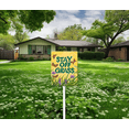 thumbnail image 3 of Eveokoki Stay Off Grass Sign with Metal Stakes, 7"x 8.8" Stay Off Grass Aluminum Signs for Yard, Weatherproof, Sturdy, 3 of 6