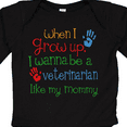 thumbnail image 4 of Inktastic Veterinarian Like Mommy Boys or Girls Long Sleeve Baby Bodysuit, 4 of 5