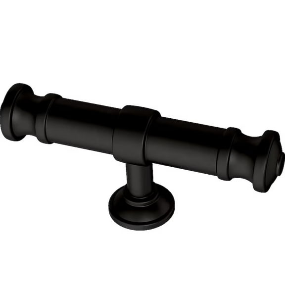 Brainerd P43935W-FB 3" Classic Button Cabinet & Drawer Knob Flat Black