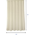 thumbnail image 2 of NIUTA Shower Liner, Standard Shower Curtain Liner Fabric 72 x 72 inch Full Size, Hotel Quality, Washable,Water Proof, Bathroom Curtains with Grommets?Beige, 2 of 9