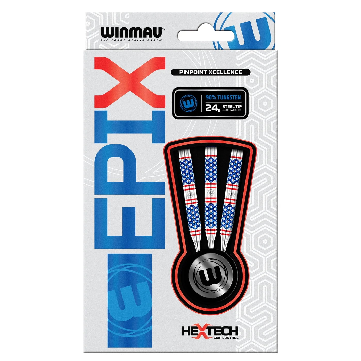 Winmau Epix Steel Tip Dart Set 24 gram 90% Tungsten Alloy