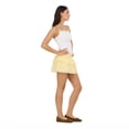 thumbnail image 3 of Forever 21 Women’s Cotton Eyelet Mini Skirt with Smocked Waist, Tiered Flowy Pull-On Summer Skirt for Casual Outfits and Vacation Looks, XS-XL, 3 of 6