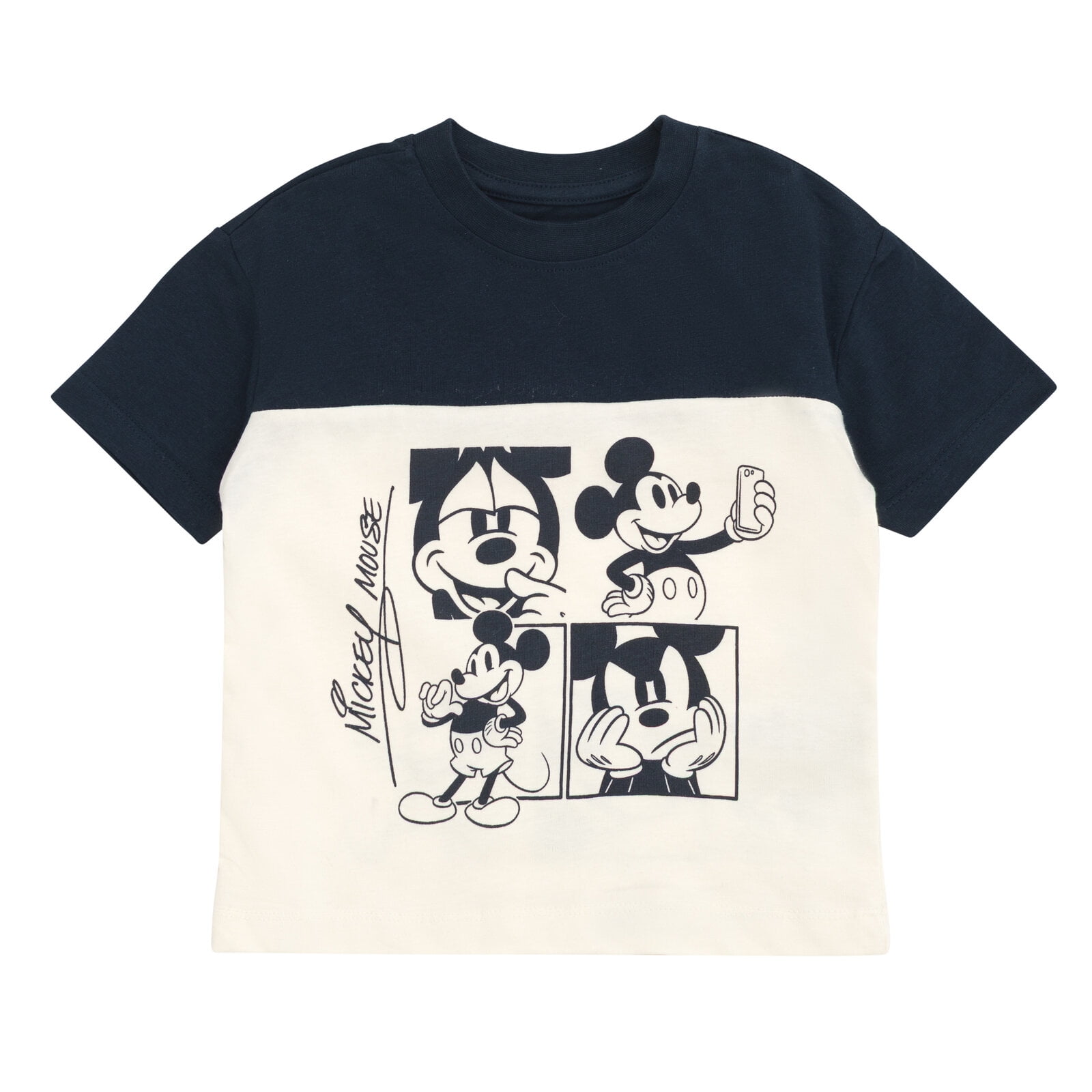 Disney Mickey Mouse T-Shirt and Shorts Outfit Set Plaid Toddler to Big Kid