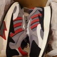 thumbnail image 1 of Adi-das Tresc Run Grey Scarlet Core Black Size 9.5, 1 of 5