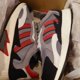 thumbnail image 1 of Ad-id-as Tresc Run Grey Scarlet Core Black Size 9.5, 1 of 5