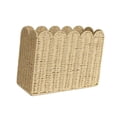 thumbnail image 3 of Cesta tejida para diario, cesta de almacenamiento, cesto portátil para ropa, organizador de almacenamiento para baño, periódicos, revistas, uso, 3 of 7