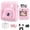Pink, variant on Kids Instant Print Digital Camera 30MP Photo Camera for Toddler Age 4-9 Years Old Selfie Camera Toy for Little Girls with 32GB Memory Card 4 Rolls Thermal Printing Paper Pink