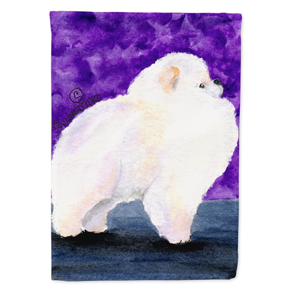 Pomeranian Garden Flag