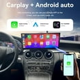 thumbnail image 6 of TPXINXIN 15.8 Inch Qualcomm Android 14 Carplay for Mercedes Benz C-Class/GLC W205 2015-2019 Car Multimedia Player GPS Navigation Car Radio Head Unit, 6 of 11