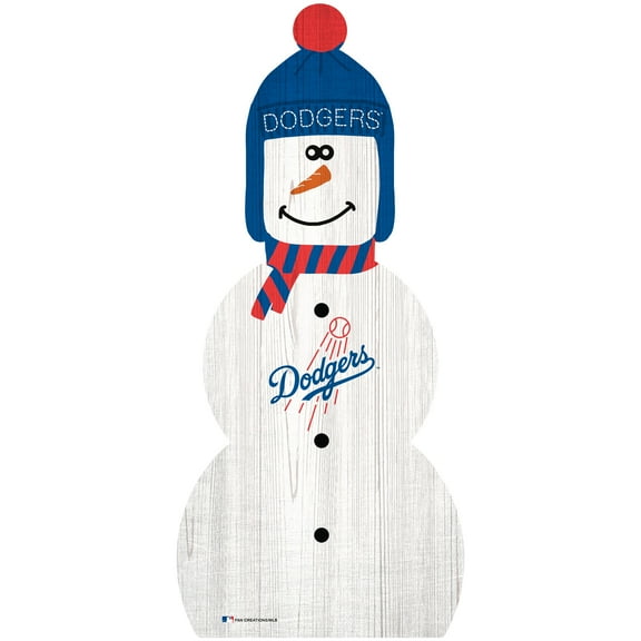 Los Angeles Dodgers 31'' Snowman Leaner
