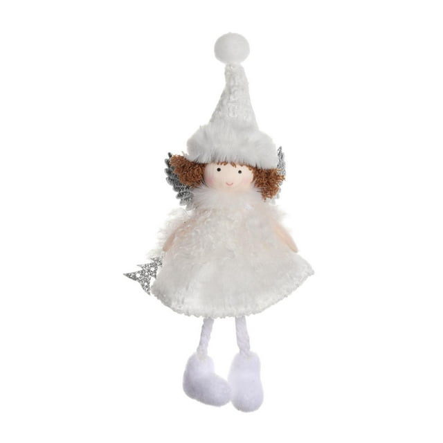 Adorno colgante de Navidad Muñeco de ángel de peluche Macarena