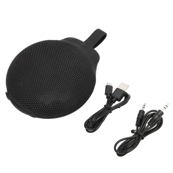 BIMZUC D2 Portable Bluetooth 5.2 Speaker, IPX7 Waterproof Wireless Stereo Pairing, 10W Output for Home Outdoor Travel, Black (6.69 inches / 17 cm)
