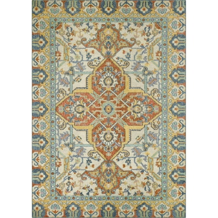 Maples medallion area rug