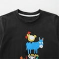 thumbnail image 4 of SGFCWSX T-Shirt Graphique pour Garçons, T-Shirt en Coton à Manches Courtes Col Ras du Cou d'Été Décontracté Mode Brun 5-6T, 4 of 6