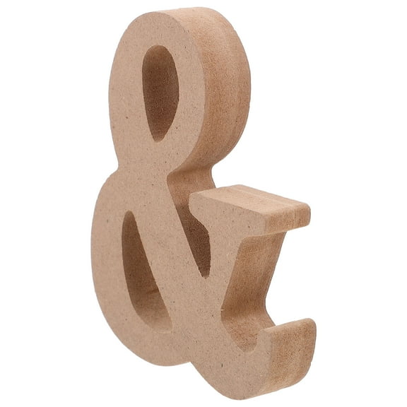 LEORX Wood Letters For Wall Decor Wooden Cutout Khaki 10Pcs For Diy Projects