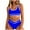 D-96 Royal Blue, variant on Sky Light Blue Ladies High Leg Triangle Two Piece Swimwear Sets Swimwear Micro Bikini Tankini Sets for Women Track Athletic Matching Jogger Swimwear 2025 Clothing Fashion M