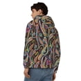 thumbnail image 4 of Naloa Watercolor Romantic Paisley Men’s Hoodies, Zip up Hoodie, Sweatshirts,Hoodies for Men Sizes S-3XL-Medium, 4 of 5