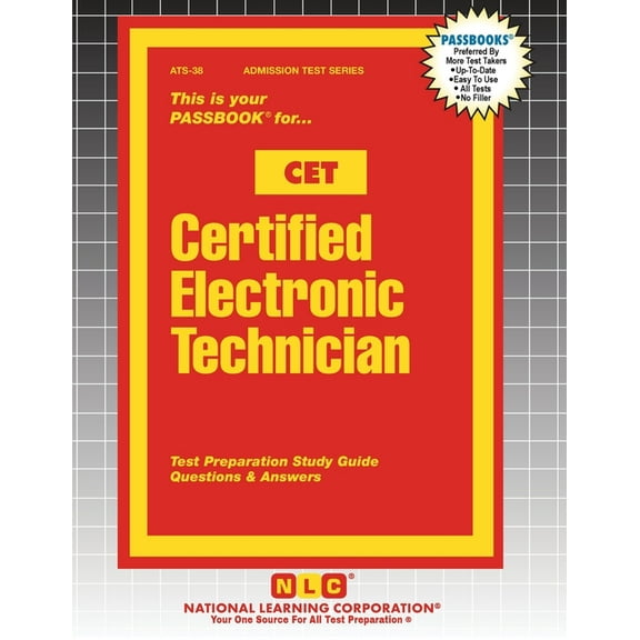 Admission Test Certified Electronic Technician (CET), Book 38, (Paperback)