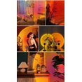 thumbnail image 5 of Lámpara de proyección de puesta de sol, luz LED de noche giratoria, lámpara de ambiente de pie, lámpara USB para selfies para sala de estar y dormitorio, 5 of 5