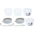 thumbnail image 5 of 2 juegos de vasos de yogur para desayuno, recipiente portátil de doble capa para cereales y leche., 5 of 5