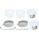 thumbnail image 5 of 2 juegos de vasos de yogur para desayuno, recipiente portátil de doble capa para cereales y leche., 5 of 5