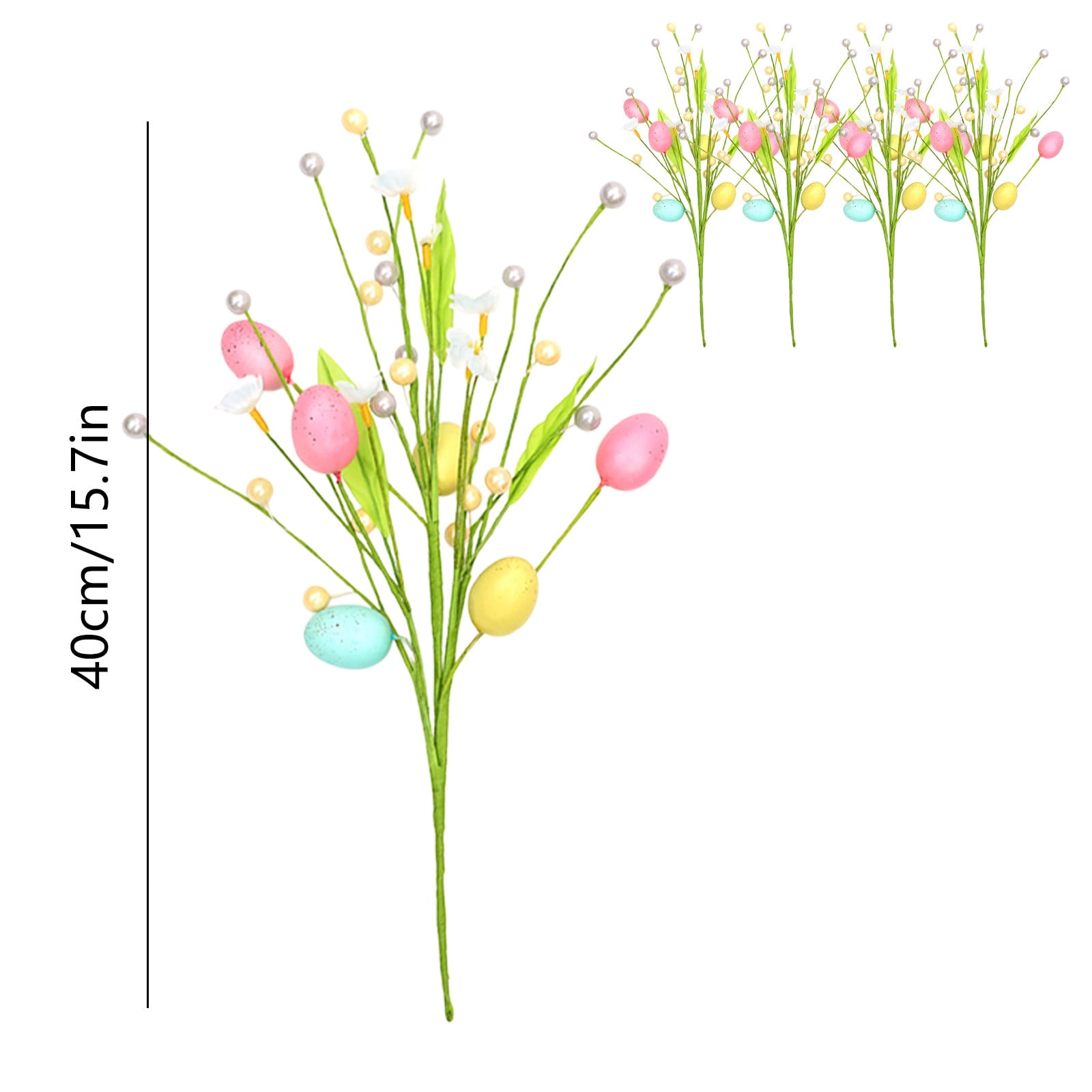 Clearance! YZEGDCH Easter Tree Decorations Spring Floral Picks Decor Stems Floral Arrangement-Centerpiece Wreath Decoration