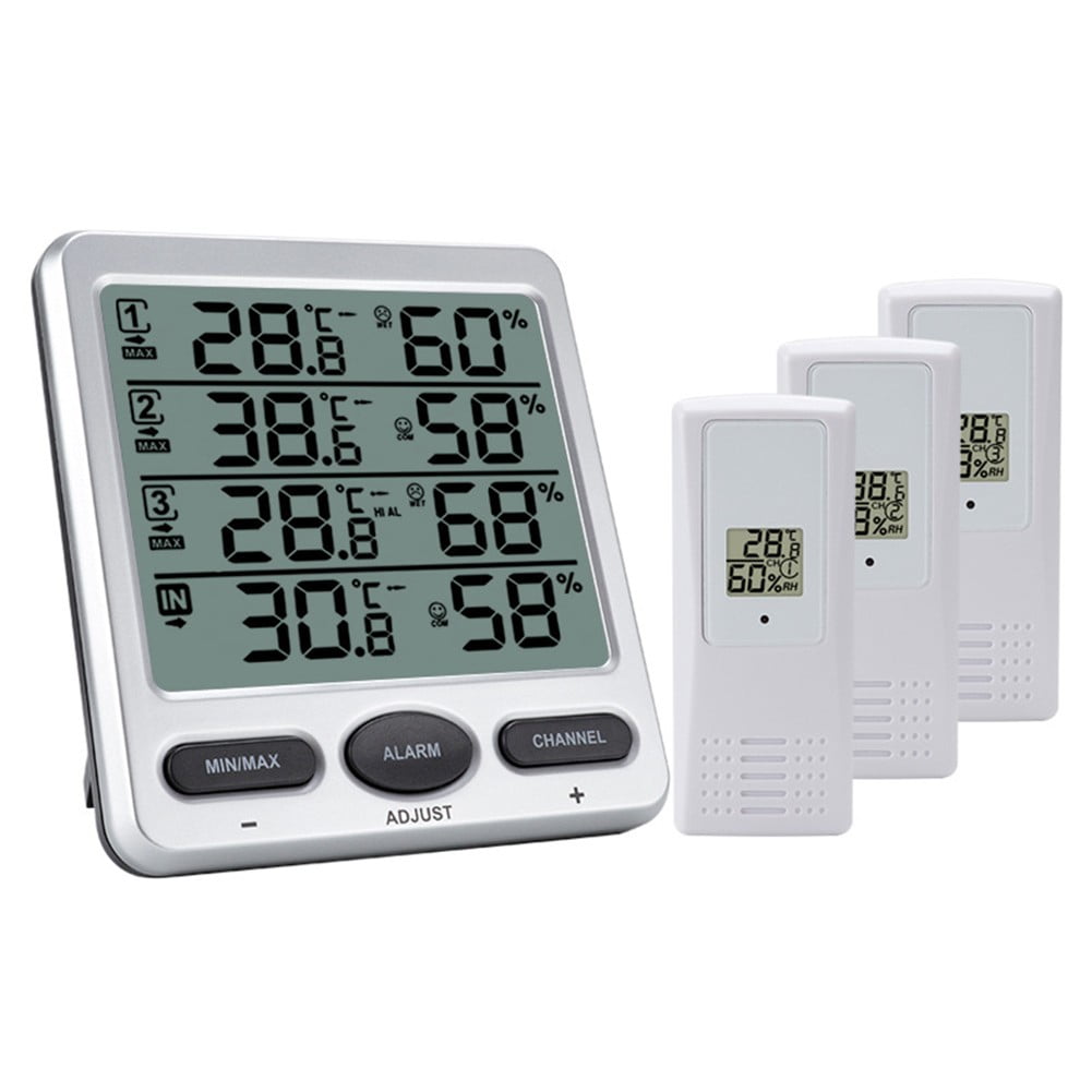 Wireless Electronic Thermometer Indoor Outdoor Hygrometer Weather Station