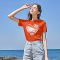 thumbnail image 3 of VILOVE Baseball Shirts Women Baseball Mom T-shirt Baseball Heart Graphic Tee Game Day Gifts Funny Short Sleeve Tops, 3 of 6