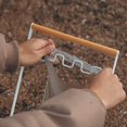 thumbnail image 1 of facefd Collapsible Trash Can Stand Support Garbage Bag Holder for Picnic Black, 1 of 8