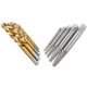 thumbnail image 1 of Juego de 10 extractores de tornillos de mano izquierda de cobalto con caja de metal dorado LingWen 1327534119046, 1 of 1