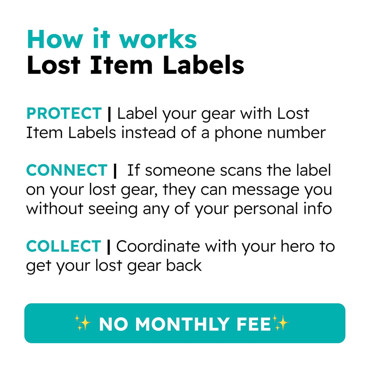 SeQR Contact SeQR Contact Lost Item Labels 24-Pack