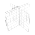 thumbnail image 3 of Nebra de hierro separador metal divisor divisor estante divisor refrigerador separador separador de congelador profundo divisor de fronteras de hierro congelador divisor, 3 of 8