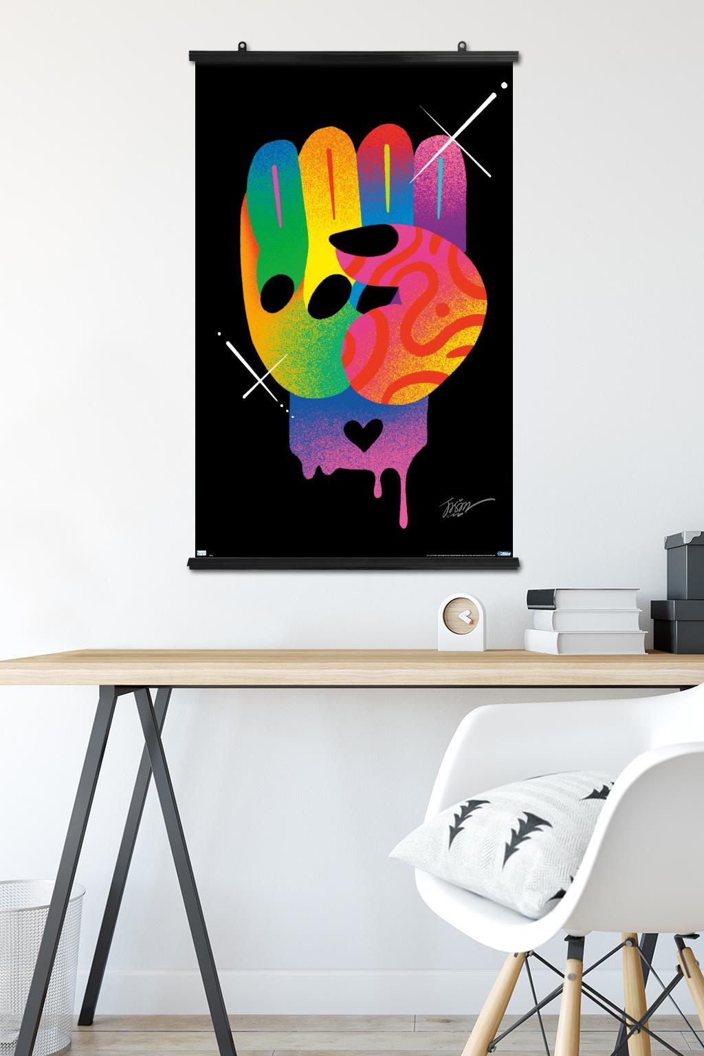 Jason Naylor - Fist of Color Wall Poster, 22.375" x 34"