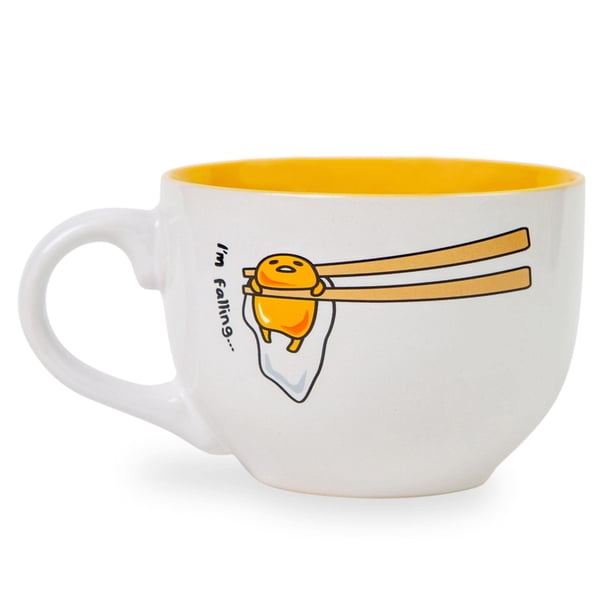 Taza para sopa Sanrio Gudetama I'm Falling Ceramic, 700 ml