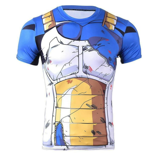 Aesthetic Cosplay Vegeta Dragon Ball Z Dbz Compression T Shirt Muscle Shirt Super Saiyan Walmart Com Walmart Com