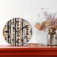 thumbnail image 2 of Yayeee 10" Wall Clock Battery Operated Quartz Round Silent Non-Ticking Home Decor, Black Abstract Dots, 2 of 6