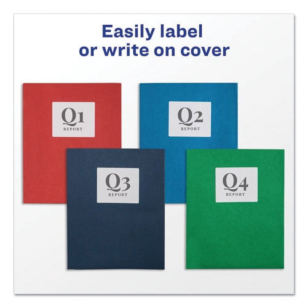 Two-Pocket Folder, 40-Sheet Capacity, 11 X 8.5, Green, 25/box | Bundle of 5 Boxes